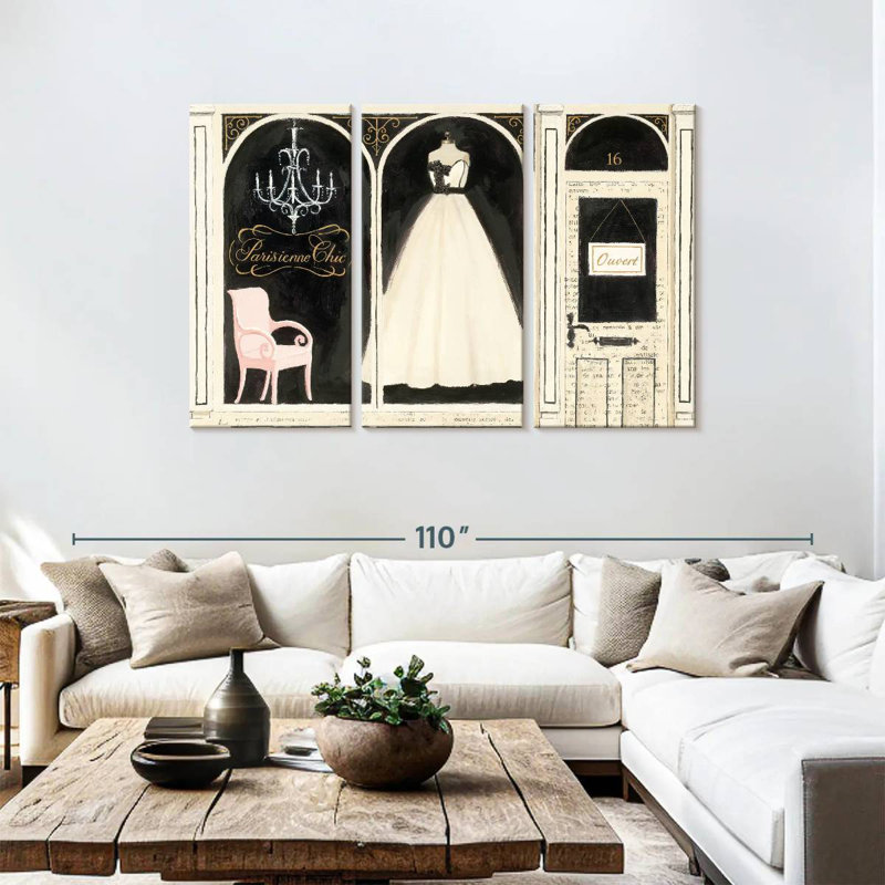 Lilie Parisienne Chic, 48" H x 74" W