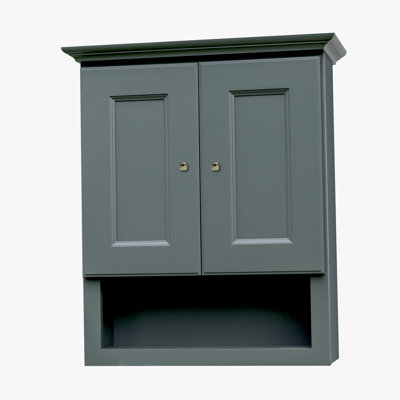 Sage Shaker Bathroom Wall Cabinet