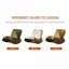 Décoration de chambre de bébé et de salon | Chaise berçante coulissante en velours côtelé FlowLuxe, structure en bois massif, finition blanche