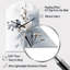 «Asian Art Apple Blossom Sumi VI», horloge murale en métal asiatique-104240946