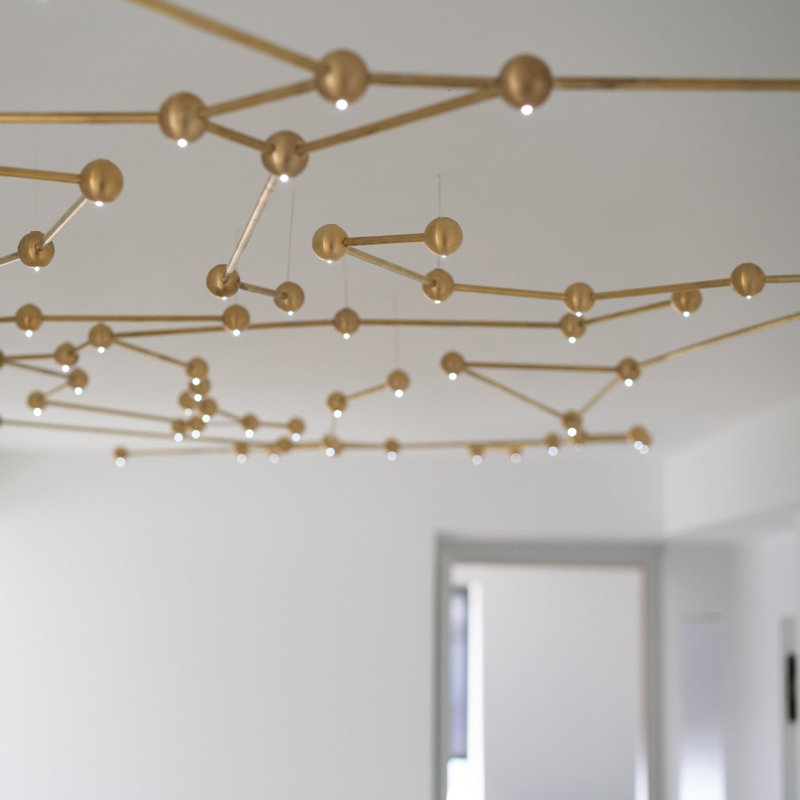 9 - Light Unique Geometric Chandelier