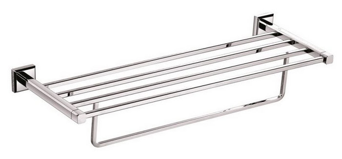 Aqua Nuon Metal Towel Rack with Towel Bar