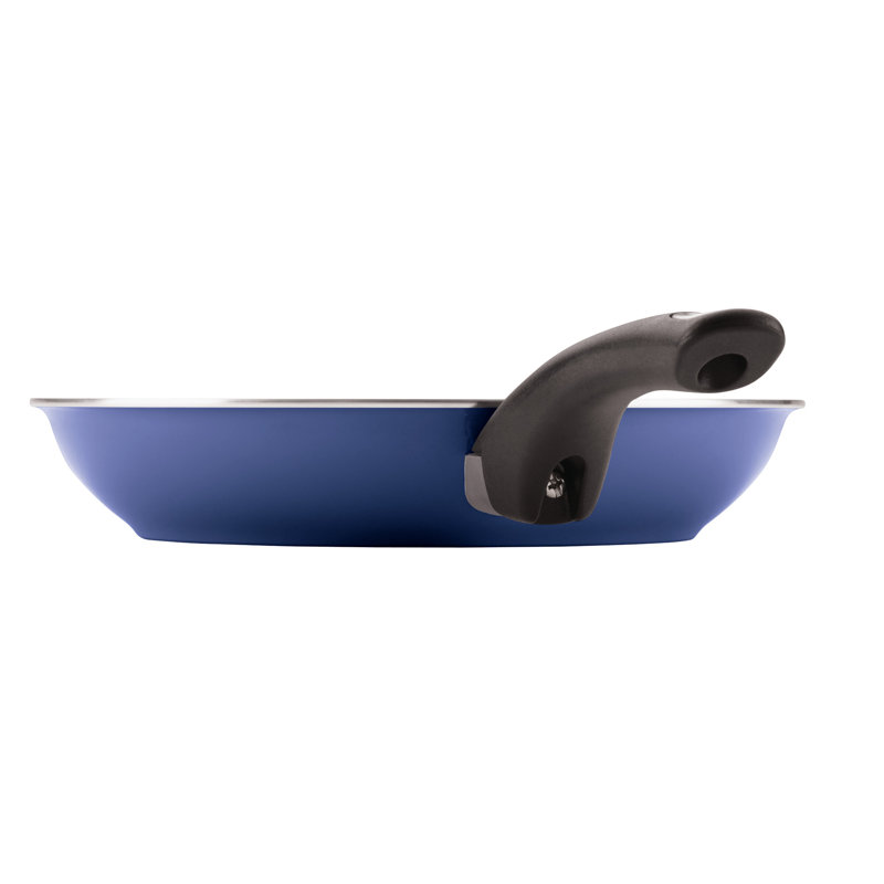 Blue 12-Piece Nonstick Ceramic and Aluminum Cookware Set