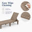 Chaise longue d'extérieur inclinable pour patio avec dossier réglable à 5 positions-133287535