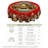 Machine-washable red Christmas Jesus design polyester tablecloth-637796361