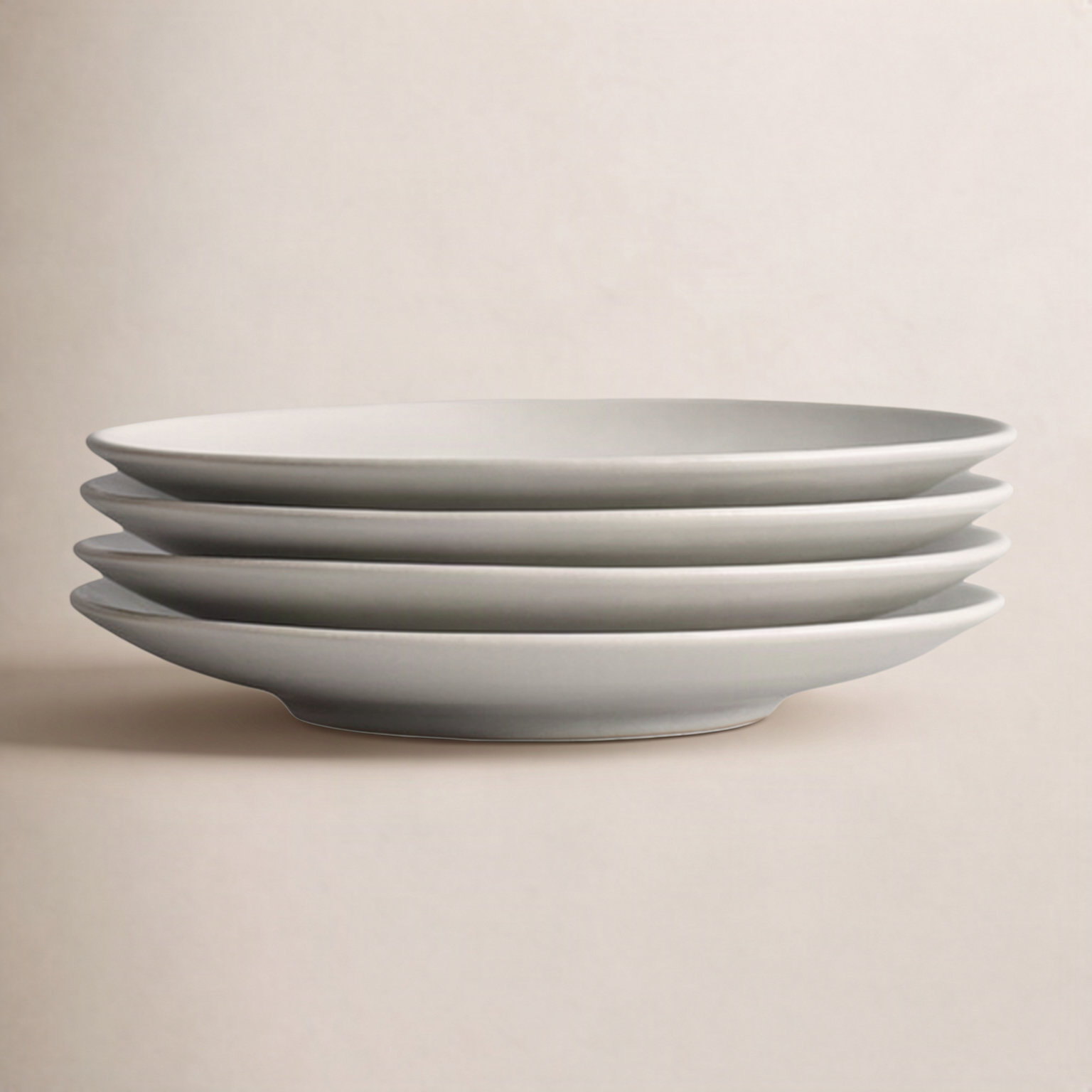 7" Ceramic Appetizer Plate, Gray