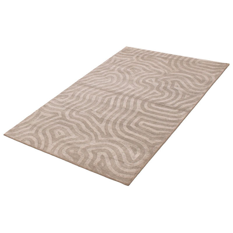 Tapis gris clair Tangier 4 pi 10 po x 7 pi 11 po