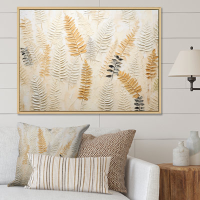 Golden Ferns Silent Gracefulness II sur impression sur toile