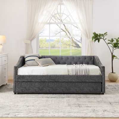 Lit de jour avec chargement USB et lit extensible escamotable
