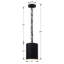 Luminaire suspendu cylindrique à 1 lumière Amea-20736372