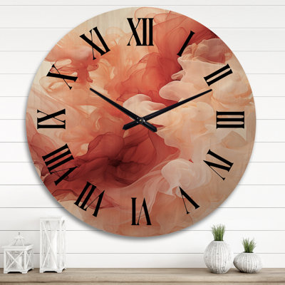 Rontarius Solid Wood Wall Clock
