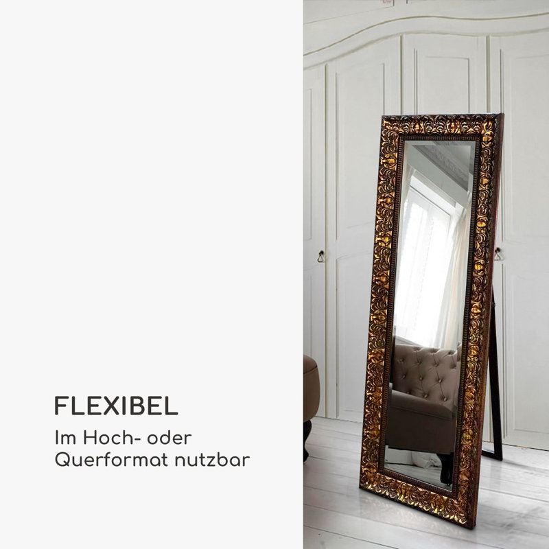 Solid Wood Rectangle Wall Mirror