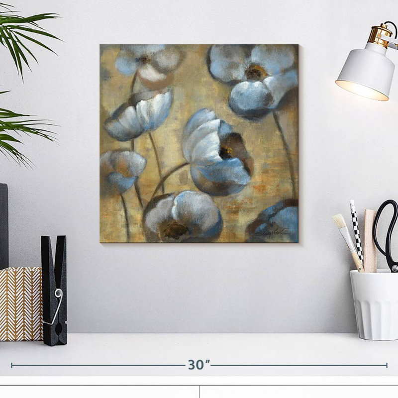 Harnek Flowers In Dusk, 16" H x 16" W