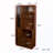 Kitchen Pantry Cabinet with Pull-Out multi-tier shelf