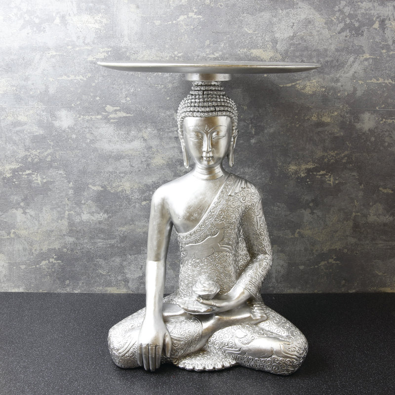 Frederickson Figurine End Table, Silver