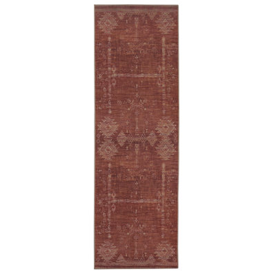 Maril Maynor Washable Brown And Ivory Area Rug