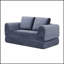 Canapé-lit pliant convertible 2-en-1, canapé-lit en velours côtelé moderne avec 2 coussins, causeuse modulaire rembourrée avec lit escamotable Futon-770008383