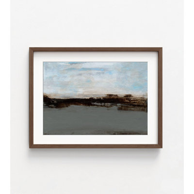 «Reflecting On Summer IV» par Sharon Gordon, reproduction de peinture de paysage abstrait, Art abstrait Alcide, reproduction d'art, ciel nuageux