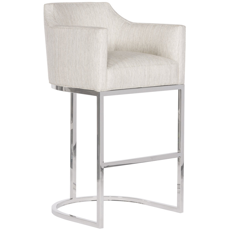 Tabouret de bar Make It Yours, Nickel poli, Très grand (assise de 34 po de hauteur)