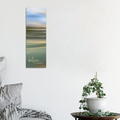Believe In Yourself by Mike Calascibetta - Panoramic Print on Canvas