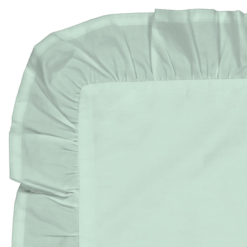Rona Modern & Contemporary Cotton Duvet Cover, Queen Duvet Cover + 2 Shams, Mint