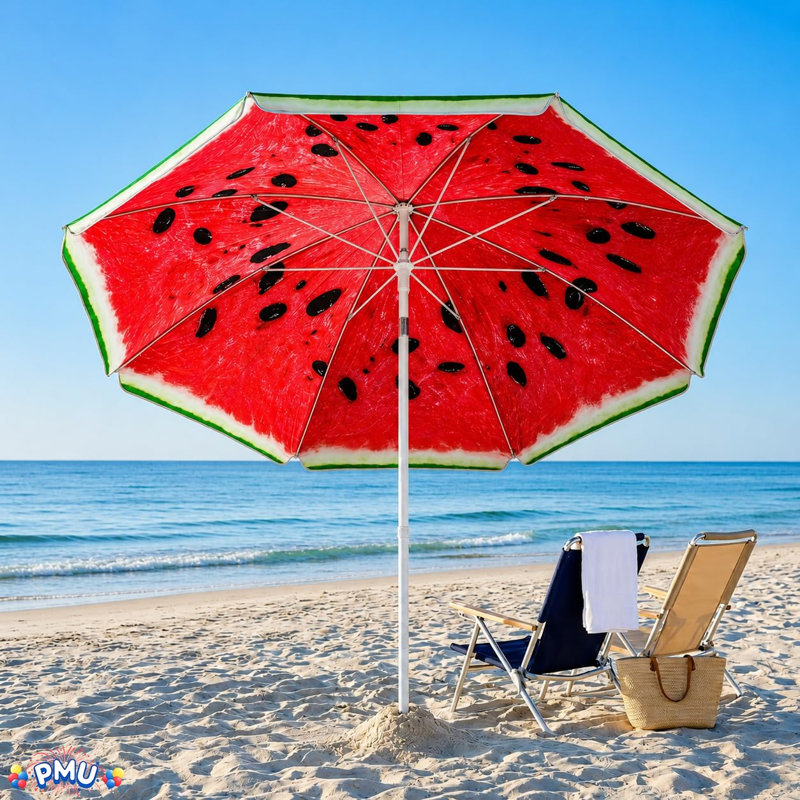  Parasol de plage 6 pi avec parasol de plage 72 po, parasol de plage 72 po, polyester 160G