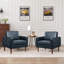 Fauteuil 34,25 po en similicuir capitonné-1259795057