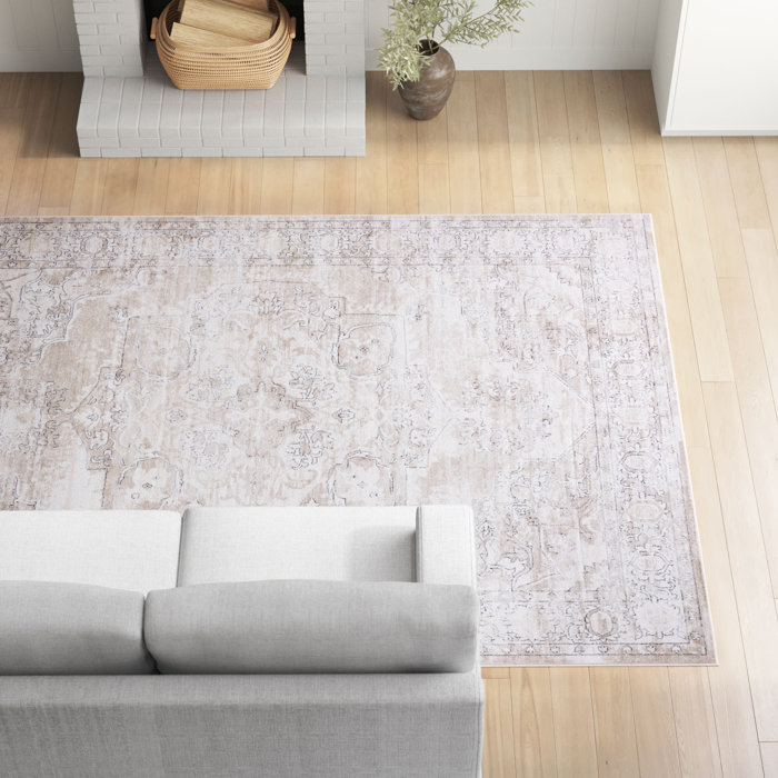 Sand & Stable Cantey Performance Ivory Rug & Reviews | Wayfair