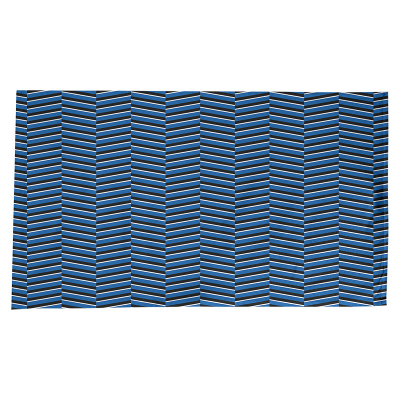 Rayures fracturées Nappe, bleu