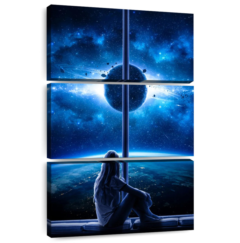 Kelan Moon Woman, 57" H x 36" W