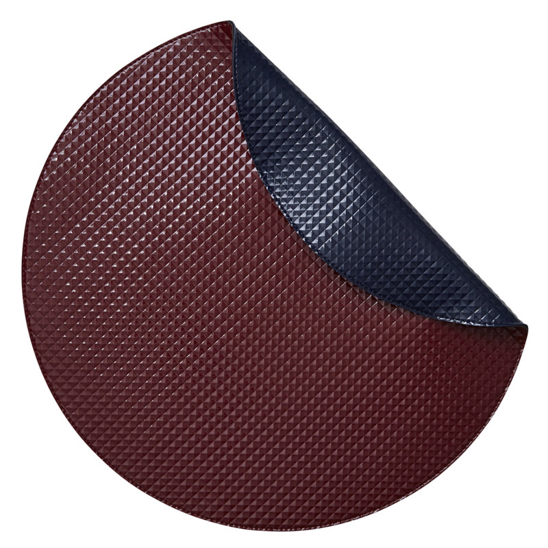 Ensemble de napperons 4 pièces Miyake, Bleu marine / rouge