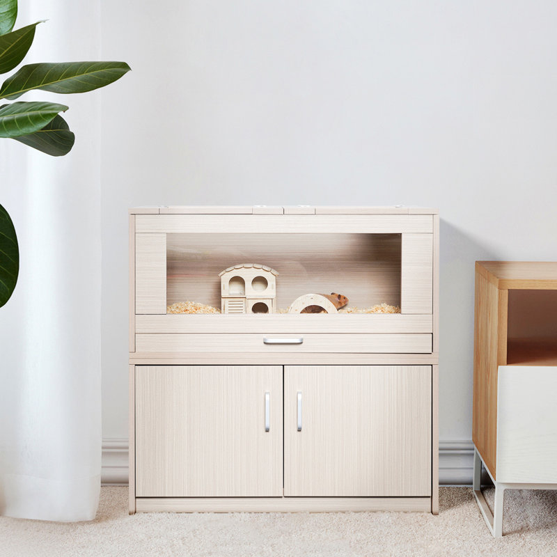 Armoire d'appoint Maricelda, Bois naturel