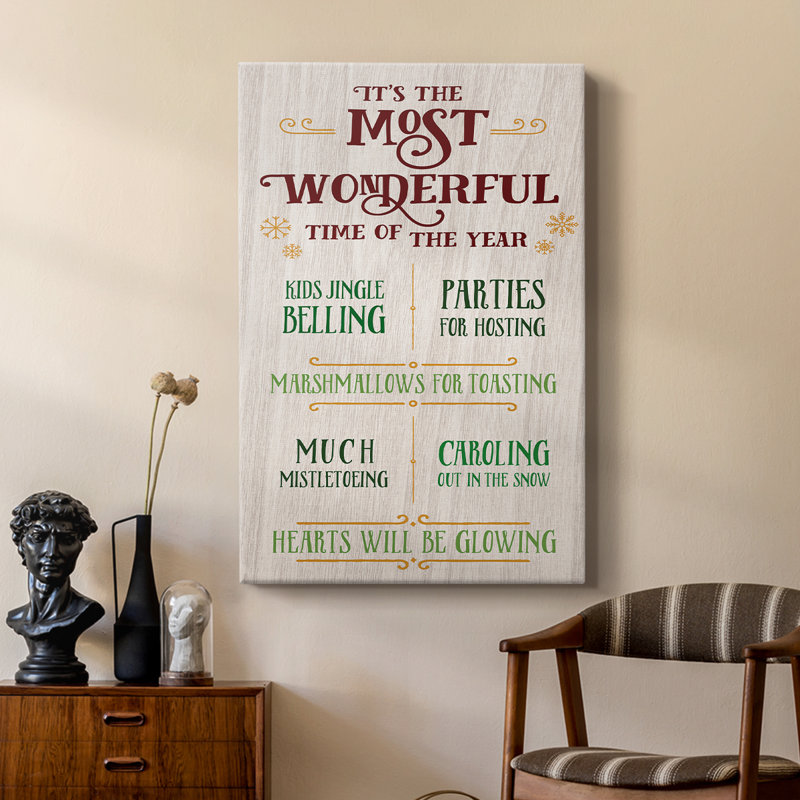 Most Wonderful -Custom Wrapped Gallery Cavas