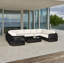 Outdoor Corner Wedge Lounge Chair-703434563-703434620
