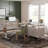 Normandie 66.1'' W Height Adjustable L-Shaped Standing Desk with and Cabinet-88414439