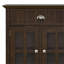 Buffet en bois massif de 60 pouces de large