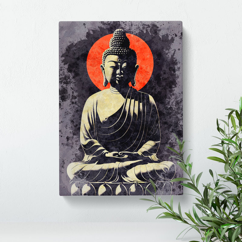 Fabulous Buddha - Wrapped Canvas, 76cm H x 50cm W x 3cm D