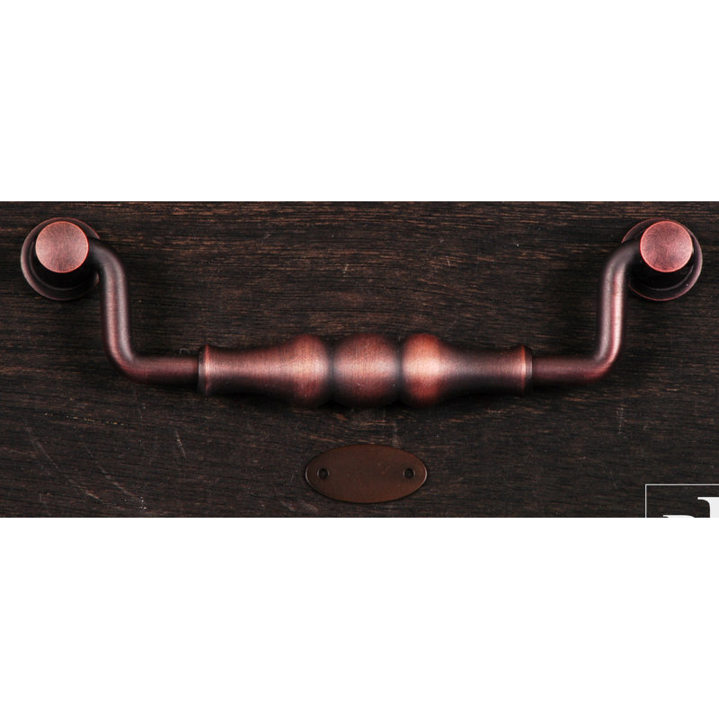 Poignée tombante perlée 5 po CP Series, Distressed Copper