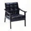 Chaise avec accoudoirs et dossier haut