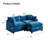 Schmucker L Shaped Modular Sectional Sofa, Oversized Cloud Couch With Ottoman-889629280-889349988