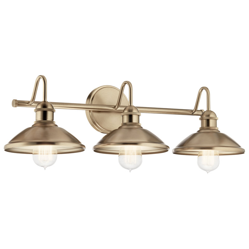 Ochsner 3 - Light Dimmable Vanity Light, Champagne Bronze