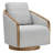 Nieve 29.5'' Wide Upholstered Swivel Barrel Chair-114235526