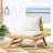 Wood Chair With Spacious Outer Cushion And Water- Interior Padding Outdoor Furniture Seat Waterproof-1205026058