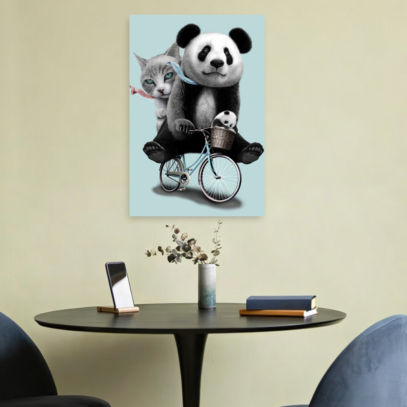 Reproduction d'art mural Panda, 24" H x 16" W