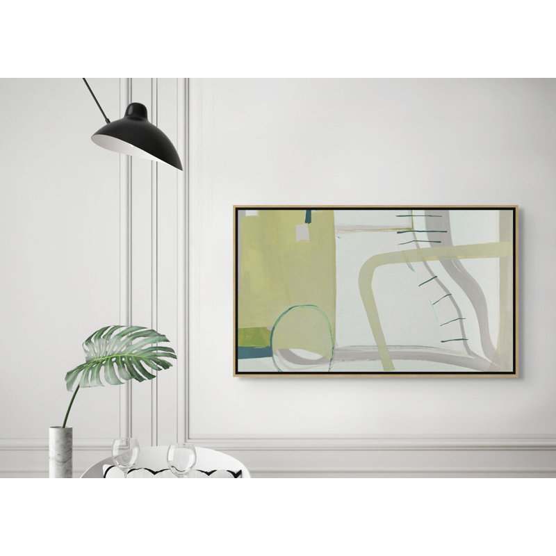 Abstract Print by Anne Abueva, 20.25" H x 33.25" W