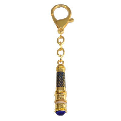 Porte-clé à baguette avec porte mantra vajrasatva