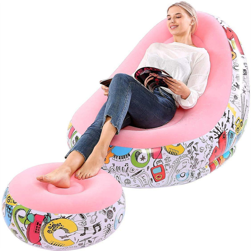 Chaise longue Cilla, Rose macaron