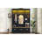 Elegant APP Controlled LED Light Hall Tree With 9 Hooks, Roman Column Design, And Natural Storage Bench With 3 Large Cabinets For Farmhouse Entryway, Black-849502958