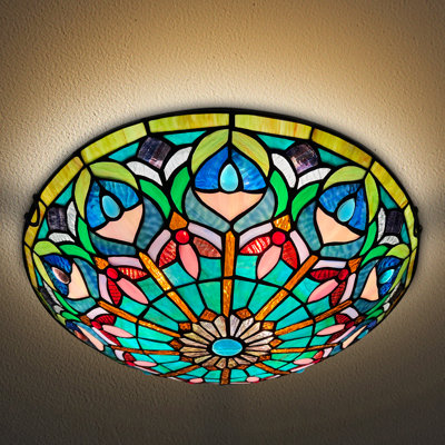 Shakia Glass Flush Mount