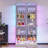 67''H Bar Cabinet with RGB Lights and Motion Sensor, Lockable Wine Cabinet with 5-Tier Display Shelves-1067323807